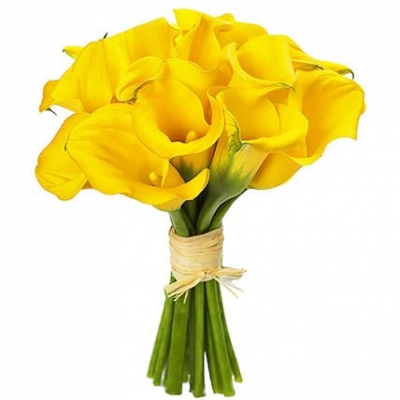 Букет из желтых калл  — Цветы SFlower – доставка цветочных букетов в Хабаровске. У нас цветы можно купить или заказать с доставкой круглосуточно — 65ad0858